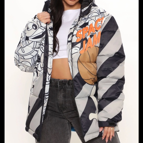 Looney Tunes Space Jam Puffer Jacket - Picture 7 of 9